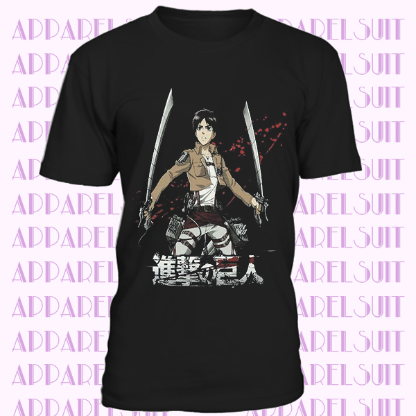 Attaque sur Titan - Eren Pose - T-Shirt Officiel Homme