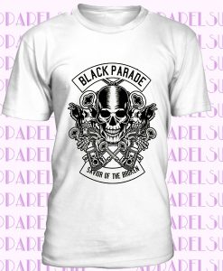 Black Parade T-Shirt saviour of the broken Short Sleeve Baseball