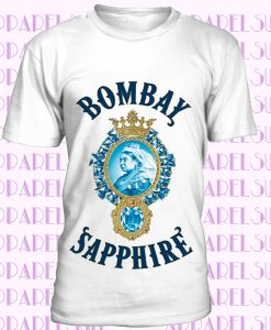 Bombay Sapphire Gin drings logo T-shirt Men Shirt