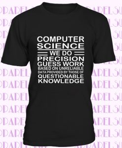 COMPUTER SCIENCE T-Shirt funny programmer coder funny C java html script Mens