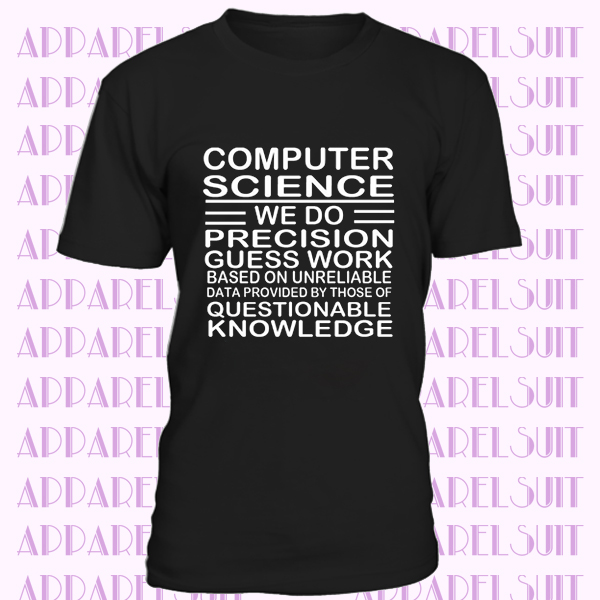 COMPUTER SCIENCE T-Shirt funny programmer coder funny C java html script Mens