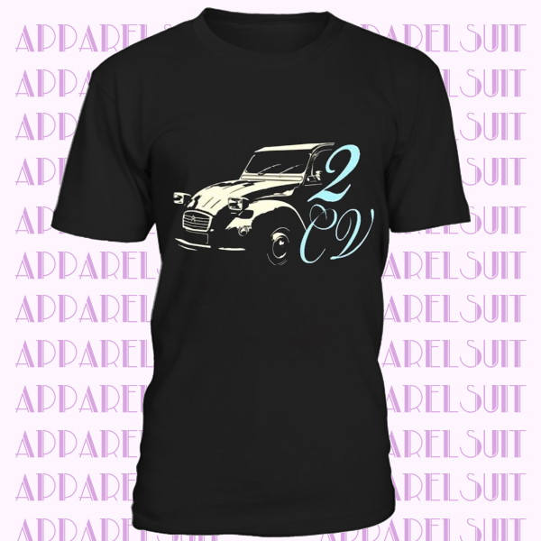 Classic T-shirt for 2CV fans french vintage tshirt + sweatshirt