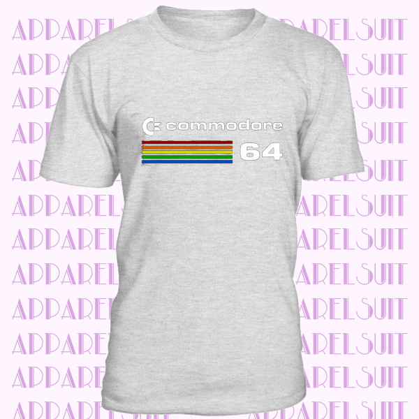 Commodore 64 [C64] Computer Men's Tee Retro 80s Video PC Games Cotton T-SHIRT