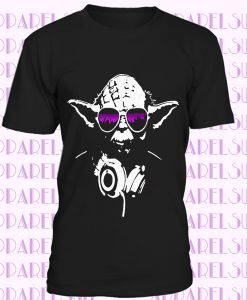 Dj Yoda T-Shirt Hommes Sérigraphiés Étoile Soldat Musique Tempête Guerres Modèle