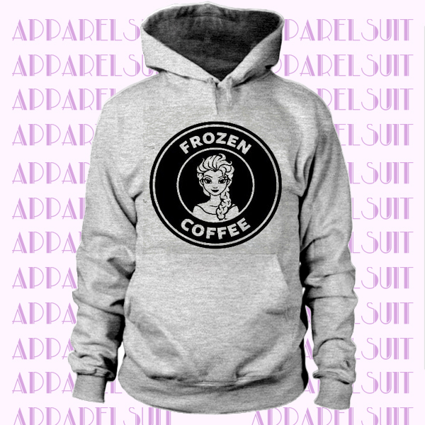 Frozen Coffee Unisex Hoodie Screen Printing With Eco Ink Alternative Apparel Hoodie