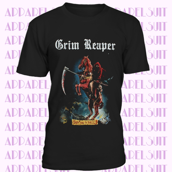 GRIM REAPER SEE YOU IN HELL HEAVY METAL BAND NWBHM