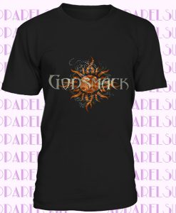 Godsmack LOGO FRUIT OF THE LOOM BLACK T-SHIRT