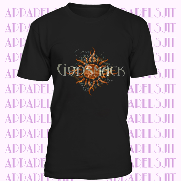 Godsmack LOGO FRUIT OF THE LOOM BLACK T-SHIRT