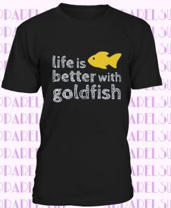 Goldfish Lover T-Shirt, Kids Unisex T-Shirt, Goldfish Lover Gift, Goldfish Owner Gift, Aquarium Lover Shirt, Goldfish Phrase, Poisson Rouge