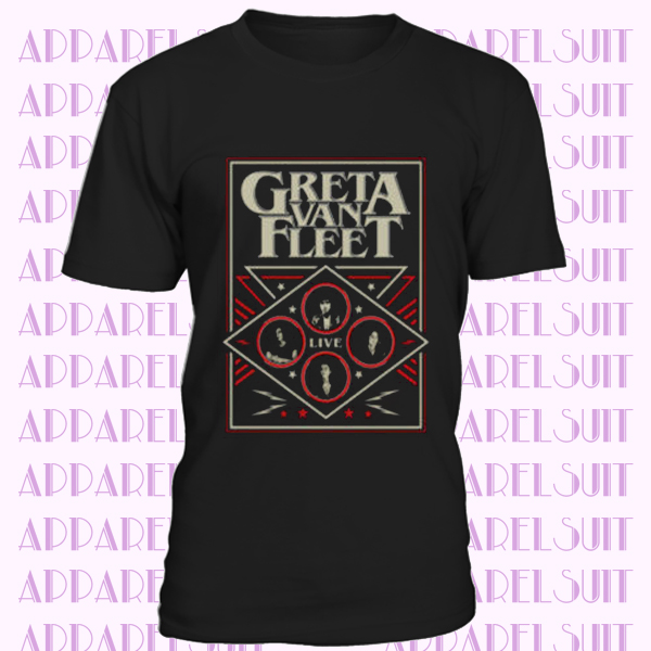 Greta Van Fleet Concert Tour 2018 Plan Special Guests Live Poster Men's T-shirt