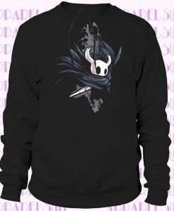 Hollow Knight Hoodie, Hollow Knight Sweatshirt, sweater, unisex for women and men. Black, cotton