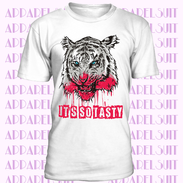 It's so tasty T-Shirt tiger predator carnivore Mens RInger