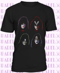 KISS Faces Solo Mens T Shirt Unisex Tee Official Licensed Band Merch