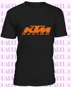 KTM Racing T-shirt Gift Enduro Motocross 100% Cotton T-shirt