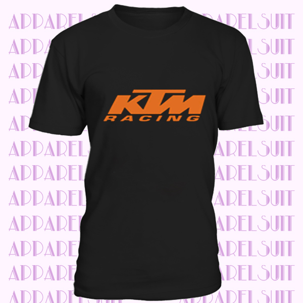 KTM Racing T-shirt Gift Enduro Motocross 100% Cotton T-shirt