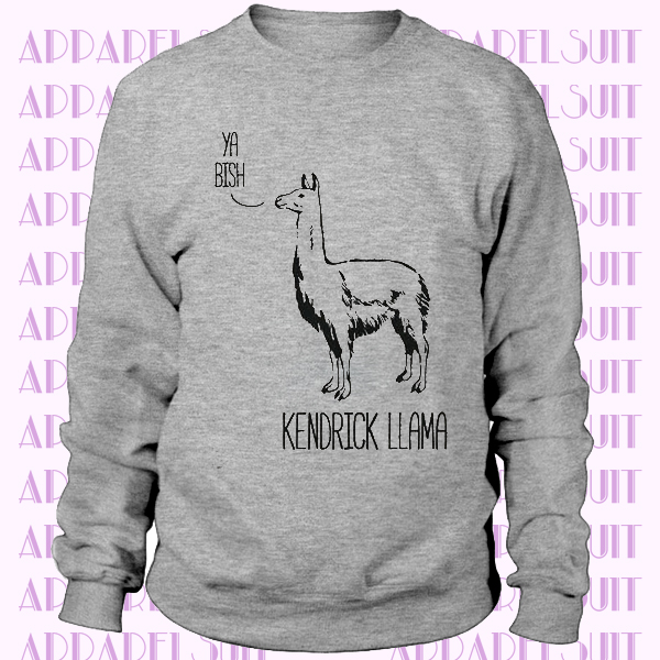 Kendrick Llama sweatshirt band sweater band merch