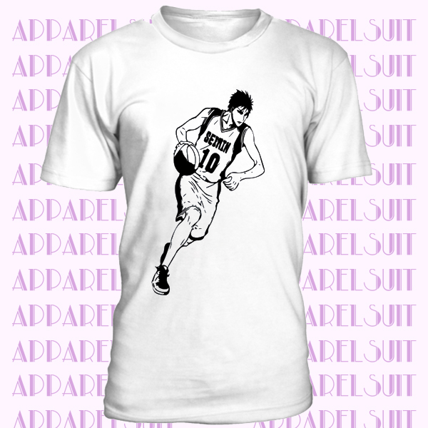 Kuroko no basket T shirt Kagami Seirin High basketball Anime Top Mens