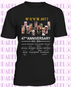 Mash 4077 47th Anniversary 1972-2019 Signature Men T-Shirt