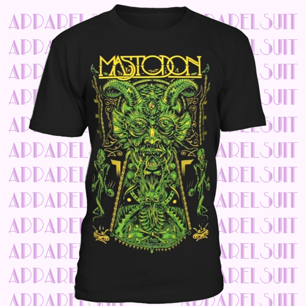 Mastodon T-shirt Devil on Black Men's