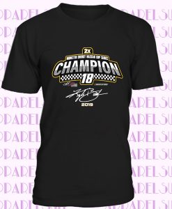 Men's Kyle Busch Racing Team Champion NASCAR Cup 2019 Black T-Shirt