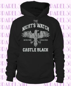 Men's Night's Watch Hoodie Jon Snow Game of Thrones Crow