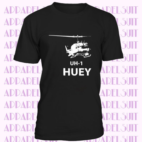 Militaire T-Shirt UH-1 Huey Helicopter