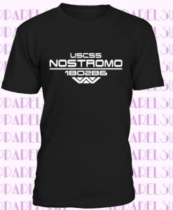 NOSTROMO T-shirt Alien Aliens scifi tribute crew tshirt Weyland corporation