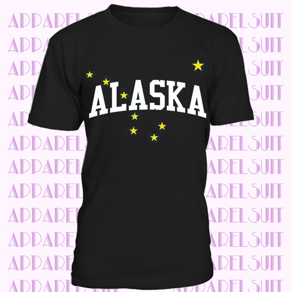 New Alaska T-Shirt or Hoodie Sizes S-4XL Available in 3 Styles 6