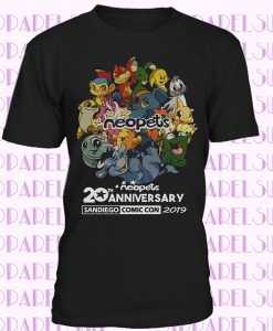 New SDCC 2019 Exclusive Neopets 20th Anniversary T Shirt