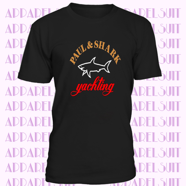 Paul and Shark Yachting Men's Black T-shirt