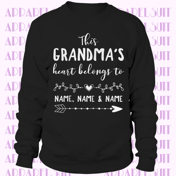 Personalized Grandma Sweatshirt - Gift