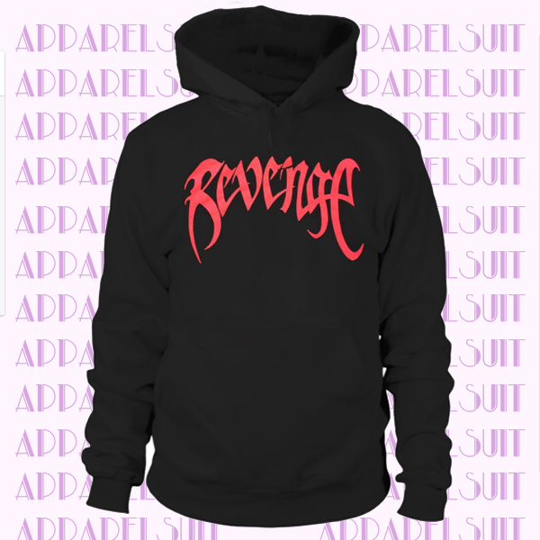 REVENGE 'KILL' HOODIE - Mens Black + Red Print - XXXTentacion Bad Vibes Forever