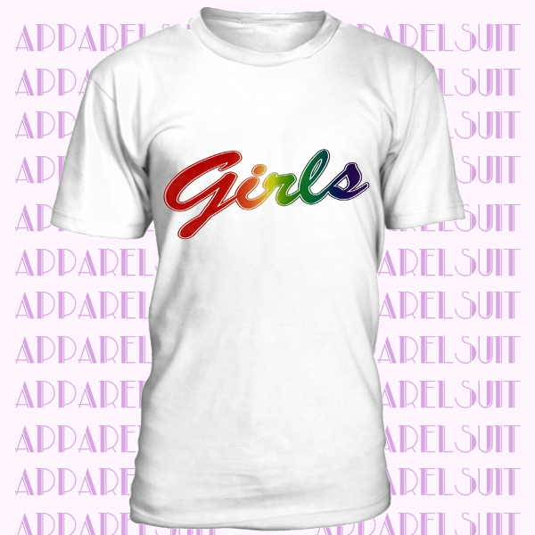 Rainbow Printed Girls T-Shirt