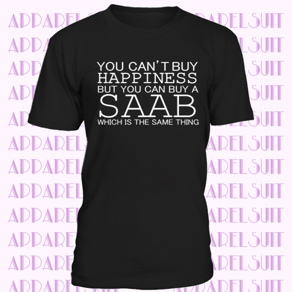 SAAB Funny T shirt Car Sport Racing Tee Mens Clothing Gift