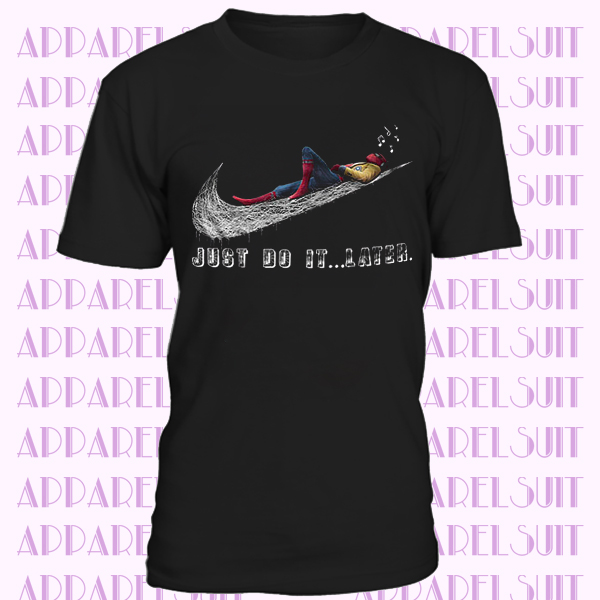 Spider-Man Just Do It Later T-Shirt, Tom Holland Men's Women's Premium Tee