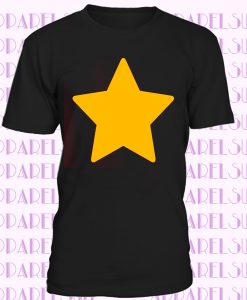 Steven Universe YELLOW STAR Adult Comedy black Men Women Unisex T-shirt 2914