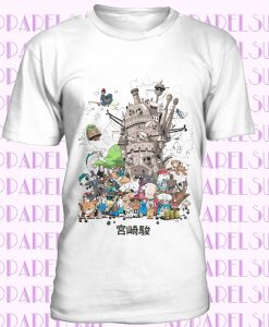 Studio Ghibli Combo T-shirt, Hayao Miyazaki Tee, Men's Women's All Sizes