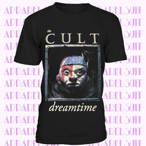 THE CULT DREAMTIME HARD ROCK GOTHIC ROCK POST PUNK IAN ASTBURY NEW BLACK T-SHIRT