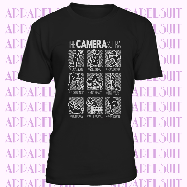 The CAMERA Sutra T-Shirt Photography Funny T-shirts