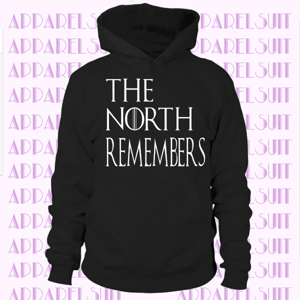 The North Remembers Hooded Sweatshirt, Funny Sweatshirt, Adult Unisex Hooded Sweatshirt, Winter Hoodie