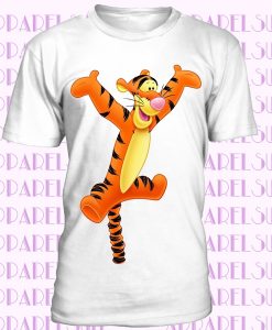 Tigger Tiger The House at Pooh Corner Funny Cartoon Men Women Unisex T-shirt 837