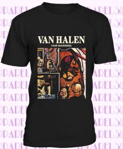 VAN HALEN - Fair Warning black t-shirt 100% cotton all sizes