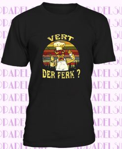 Vert Der Ferk T Shirt - The Swedish Chef Retro Graphic Funny TShirt 100% Cotton