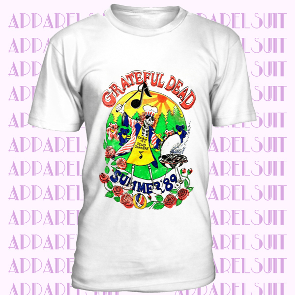 Vintage Grateful Dead T-Shirt Rare Summer ‘89 Cookin US Tour Thin Faded Tie Dye