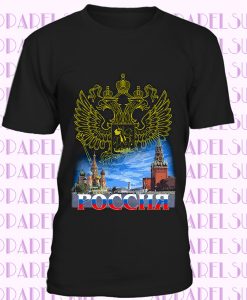 t-shirt with Russian T-Shirts russia putin military Moscow Kremlin Red Square