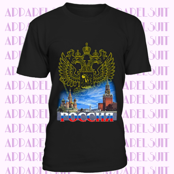 t-shirt with Russian T-Shirts russia putin military Moscow Kremlin Red Square