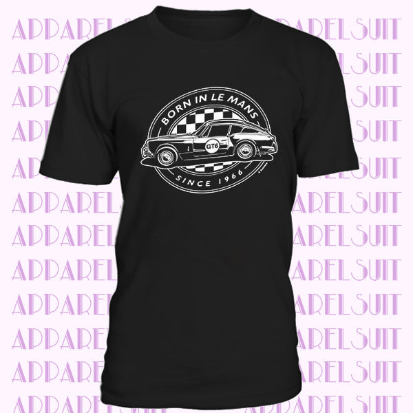 AUTOTEES T-SHIRT FOR RETRO TRIUMPH GT6 MK1 LE MANS CLASSIC CAR ENTHUSIASTS