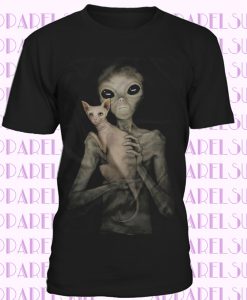 Alien with sphinx NEW t-shirt Alien with sphinx hear horror Halloween