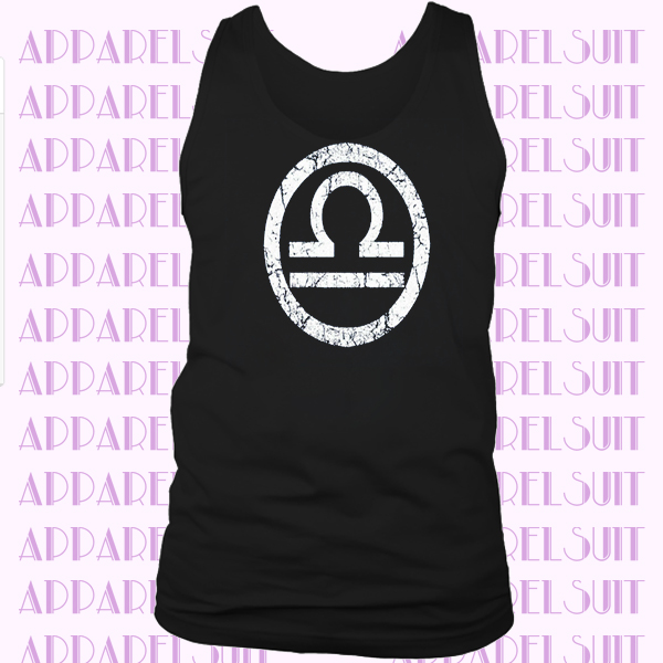 Astrology zodiac horoscope sign Libra sweat proof fabric workout new tank top