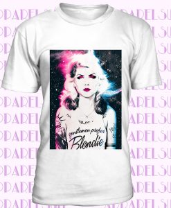 Blondie Gentlemen Prefers Blondie Debbie Harry Icon Vintage Unisex T shirt